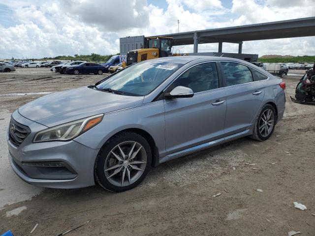 5NPE34AB6FH150310 - 2015 HYUNDAI SONATA SPORT SILVER photo 1