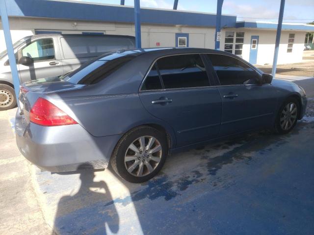 1HGCM66847A088056 - 2007 HONDA ACCORD EX 蓝色 照片 3