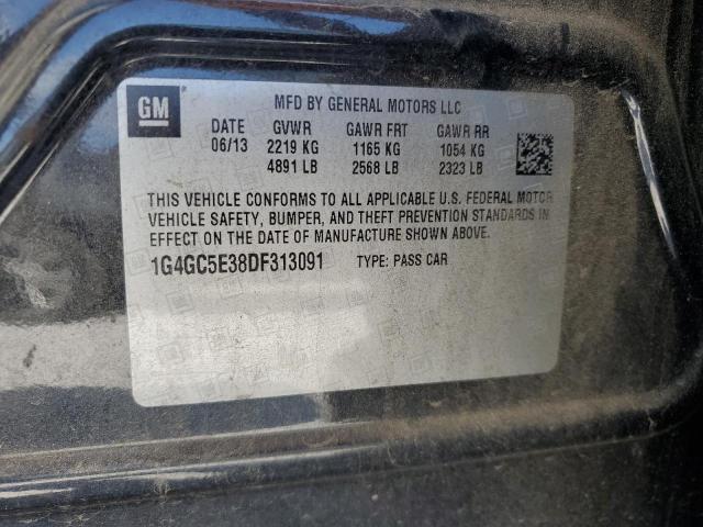 1G4GC5E38DF313091 - 2013 BUICK LACROSSE Schwarz Foto 12