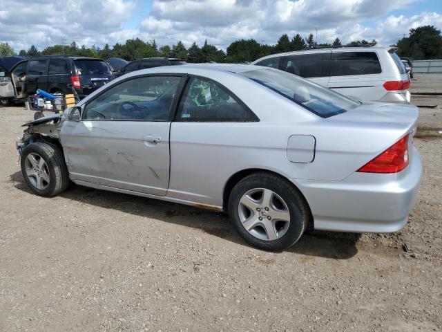 1HGEM22064L082843 - 2004 HONDA CIVIC EX SILVER photo 2