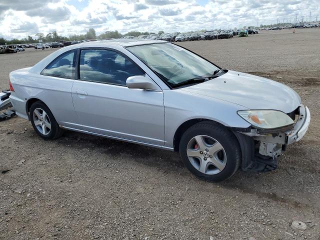 1HGEM22064L082843 - 2004 HONDA CIVIC EX SILVER photo 4