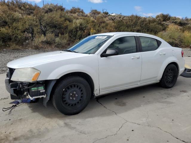 1B3BD4FB0BN590785 - 2011 DODGE AVENGER EXPRESS WHITE photo 1