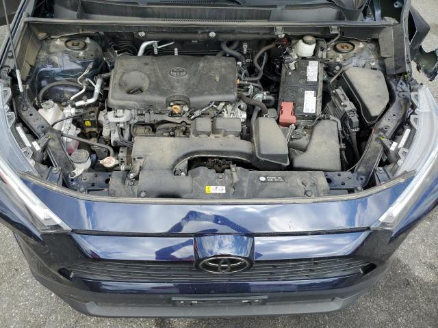 2T3P1RFV1NW280498 - 2022 TOYOTA RAV4 XLE BLUE photo 12