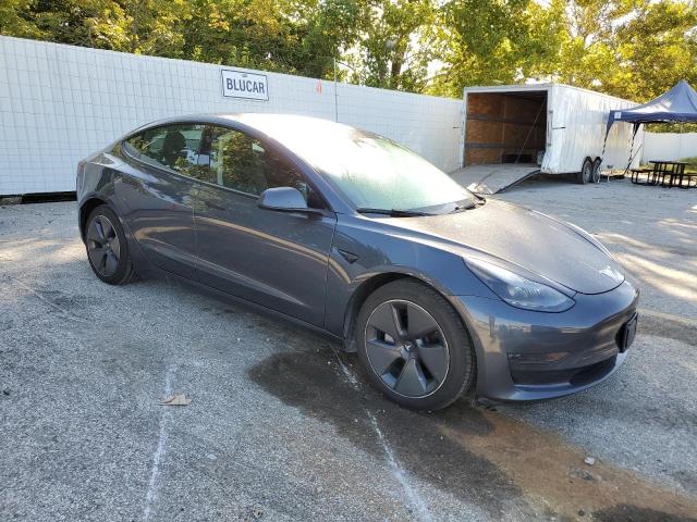 5YJ3E1EA1NF288819 - 2022 TESLA MODEL 3 GRAY photo 4
