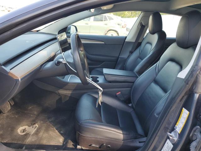 5YJ3E1EA1NF288819 - 2022 TESLA MODEL 3 GRAY photo 7