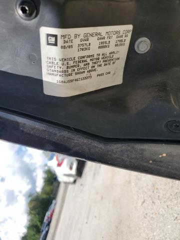 1G8AJ55F46Z122273 - 2006 SATURN ION LEVEL 2 BLACK photo 12