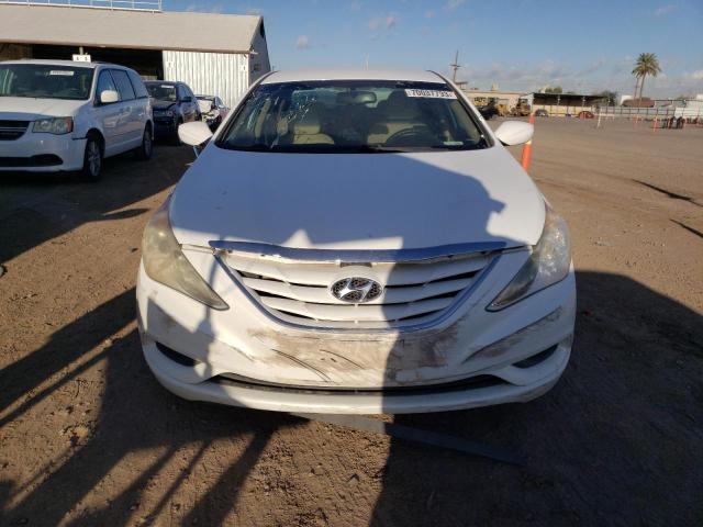 5NPEB4AC1CH435326 - 2012 HYUNDAI SONATA GLS WHITE photo 5