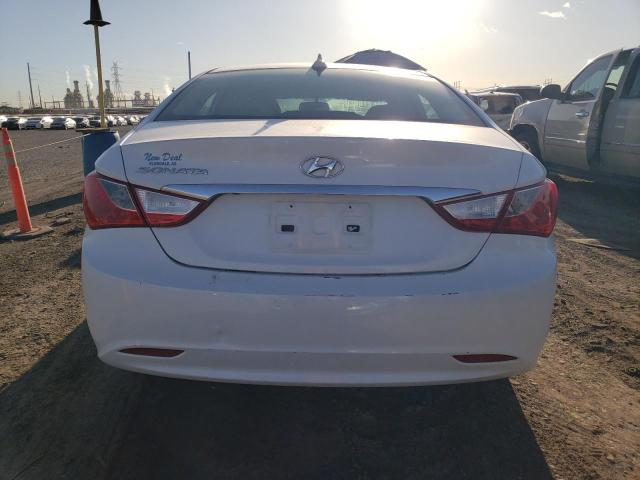 5NPEB4AC1CH435326 - 2012 HYUNDAI SONATA GLS WHITE photo 6