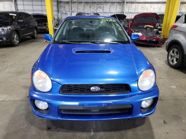 JF1GD296X2G511804 - 2002 SUBARU IMPREZA WRX BLUE photo 5