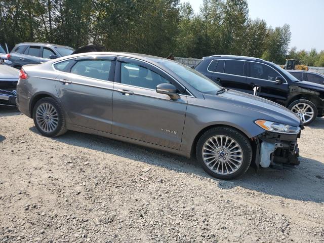 3FA6P0RU1ER177939 - 2014 FORD FUSION TITANIUM HEV CHARCOAL photo 4