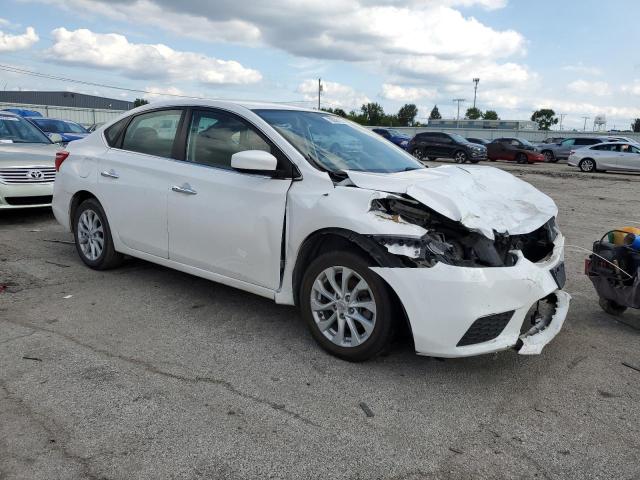 3N1AB7APXKY435767 - 2019 NISSAN SENTRA S WHITE photo 4