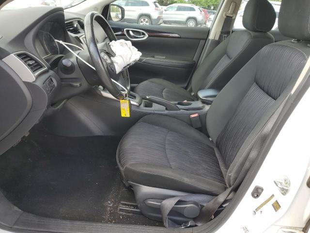 3N1AB7APXKY435767 - 2019 NISSAN SENTRA S WHITE photo 7