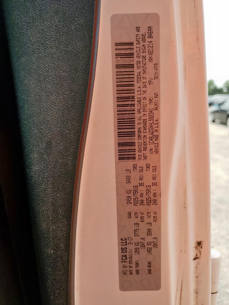 1C4BJWDGXHL592341 - 2017 JEEP WRANGLER U SPORT 白色 照片 14