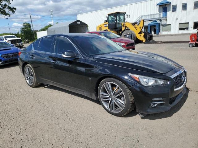 JN1BV7AR0FM417512 - 2015 INFINITI Q50 BASE BLACK photo 4