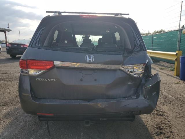 5FNRL5H69EB011415 - 2014 HONDA ODYSSEY EXL GRAY photo 6