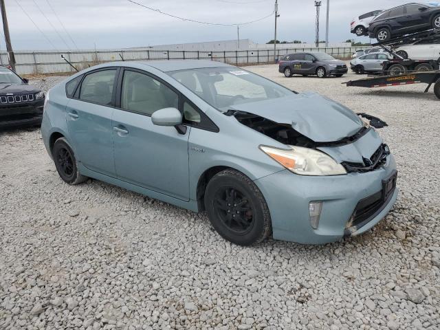 JTDKN3DU7D5583376 - 2013 TOYOTA PRIUS TEAL photo 4