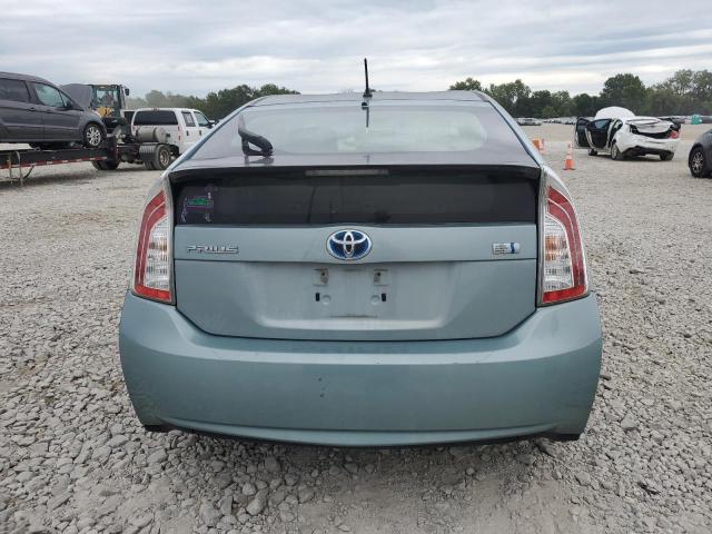 JTDKN3DU7D5583376 - 2013 TOYOTA PRIUS TEAL photo 6