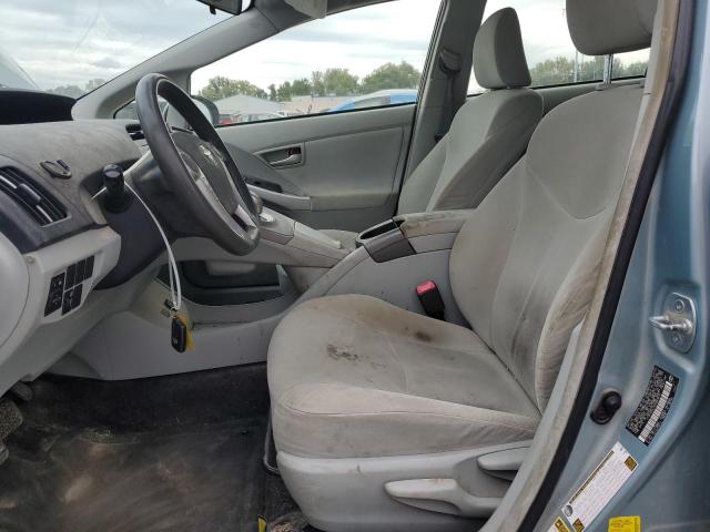 JTDKN3DU7D5583376 - 2013 TOYOTA PRIUS TEAL photo 7