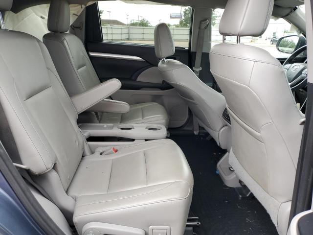 5TDJKRFH6GS301671 - 2016 TOYOTA HIGHLANDER XLE BLUE photo 11