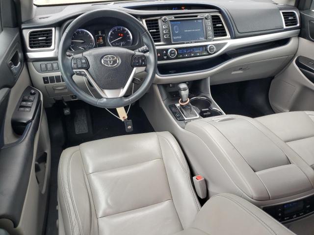 5TDJKRFH6GS301671 - 2016 TOYOTA HIGHLANDER XLE BLUE photo 8