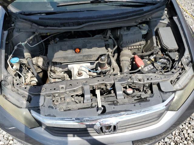 19XFB2F51CE099006 - 2012 HONDA CIVIC LX GRAY photo 11