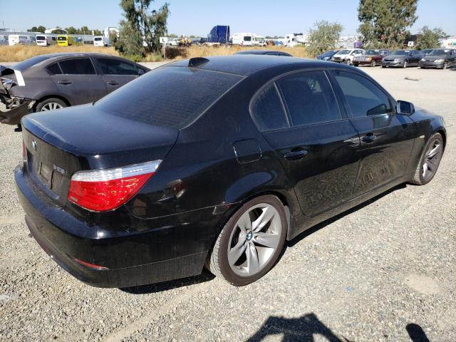 WBANU53508CT16732 - 2008 BMW 528 I BLACK photo 3