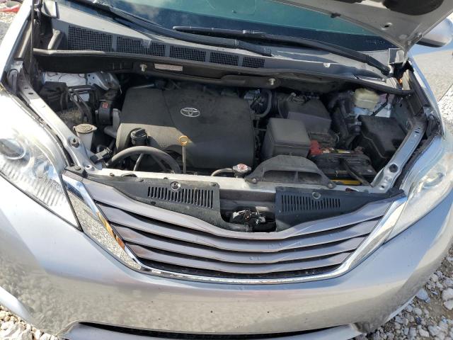 5TDYZ3DCXHS769838 - 2017 TOYOTA SIENNA XLE SILVER photo 12