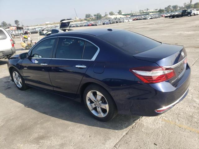 1HGCR2F77HA191653 - 2017 HONDA ACCORD EX BLUE photo 2