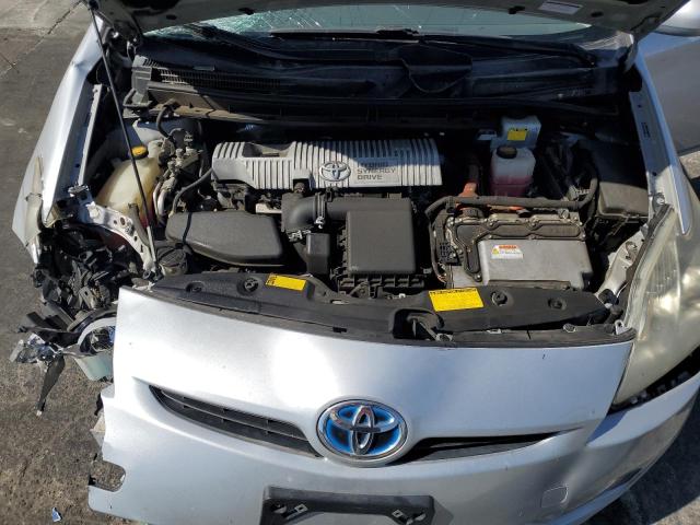JTDKN3DUXA0020332 - 2010 TOYOTA PRIUS SILVER photo 11