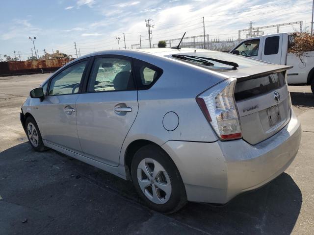 JTDKN3DUXA0020332 - 2010 TOYOTA PRIUS SILVER photo 2