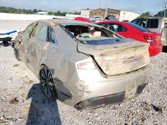 3LN6L5MU1HR639314 - 2017 LINCOLN MKZ HYBRID RESERVE GOLD photo 3