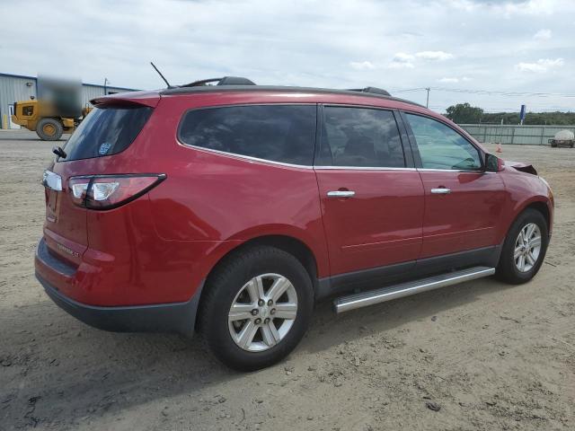 1GNKRJKD9DJ175908 - 2013 CHEVROLET TRAVERSE LT RED photo 3