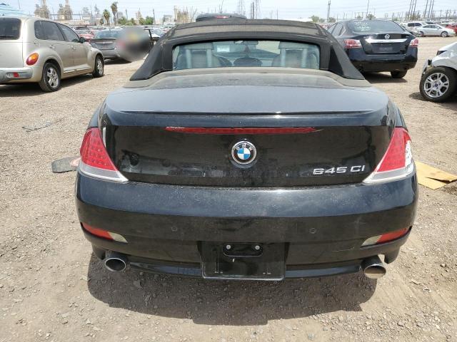 WBAEK73465B326207 - 2005 BMW 645 CI AUTOMATIC BLACK photo 6
