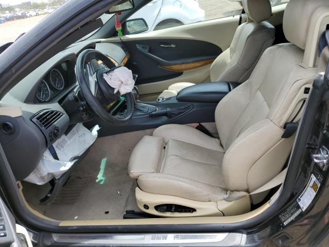 WBAEK73465B326207 - 2005 BMW 645 CI AUTOMATIC BLACK photo 7