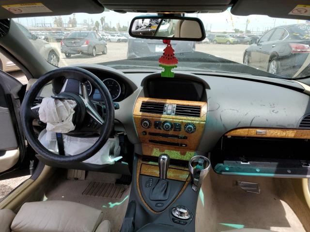 WBAEK73465B326207 - 2005 BMW 645 CI AUTOMATIC BLACK photo 8