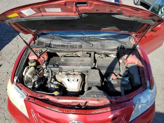 4T4BE46K28R028897 - 2008 TOYOTA CAMRY CE RED photo 11
