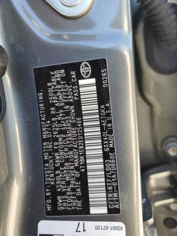 4T1BK1EB2EU125466 - 2014 TOYOTA AVALON BASE 绿色 照片 12
