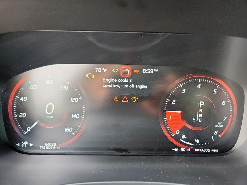 YV4A22RK4K1309737 - 2019 VOLVO XC60 T6 WHITE photo 9