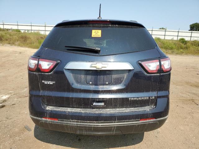 1GNKREKD8GJ266489 - 2016 CHEVROLET TRAVERSE LS BLUE photo 6