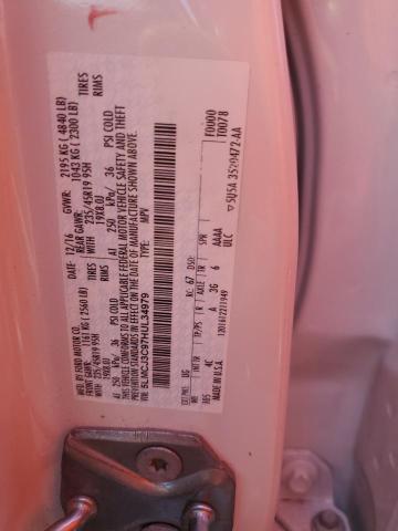 5LMCJ3C97HUL34979 - 2017 LINCOLN MKC RESERVE Beyaz fotoğraf 13