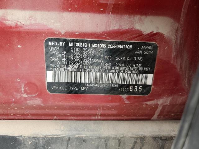JA4J4VA83RZ045608 - 2024 MITSUBISHI OUTLANDER SE 红色 照片 14