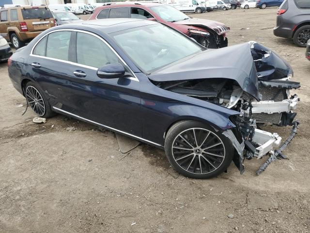 W1KWF8DB9MR645370 - 2021 MERCEDES-BENZ C 300 BLUE photo 4