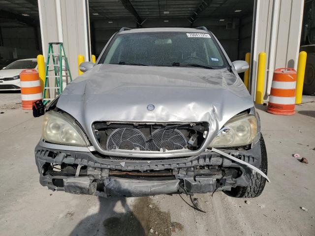 4JGAB54EX2A307265 - 2002 MERCEDES-BENZ ML 320 SILVER photo 5