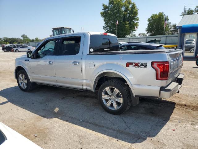 1FTEW1EG0GFA46452 - 2016 FORD F150 SUPERCREW SILVER photo 2