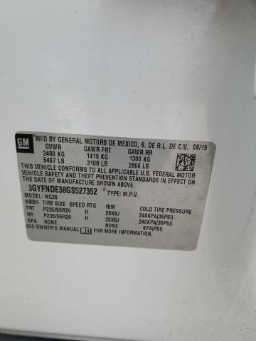 3GYFNDE38GS527352 - 2016 CADILLAC SRX PREMIUM COLLECTION 白色 照片 14