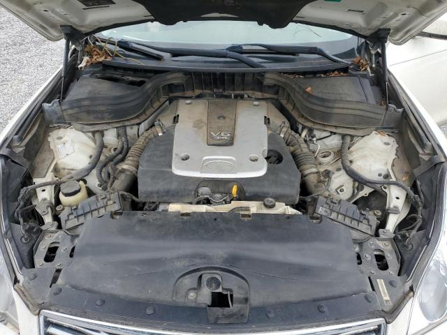JNKAJ09E58M301642 - 2008 INFINITI EX35 BASE WHITE photo 11