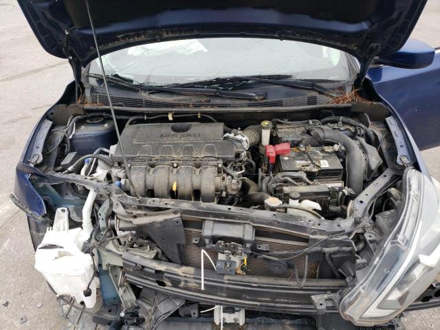 3N1AB7AP9KY324451 - 2019 NISSAN SENTRA S BLUE photo 11