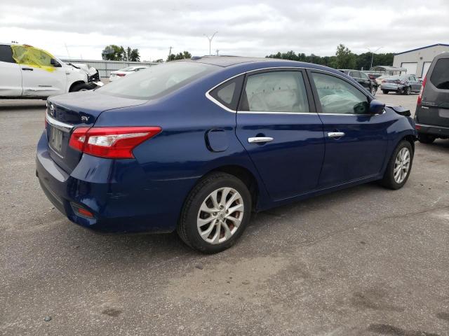 3N1AB7AP9KY324451 - 2019 NISSAN SENTRA S BLUE photo 3