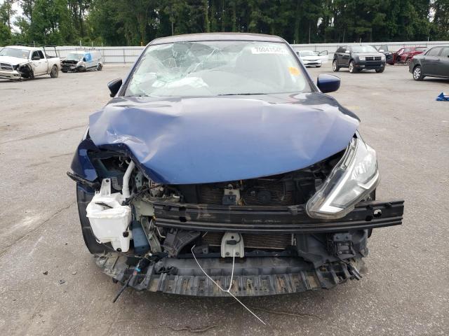 3N1AB7AP9KY324451 - 2019 NISSAN SENTRA S BLUE photo 5