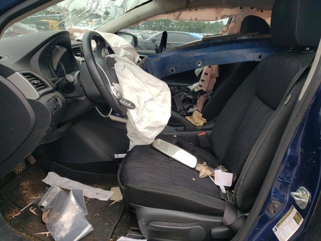 3N1AB7AP9KY324451 - 2019 NISSAN SENTRA S BLUE photo 7